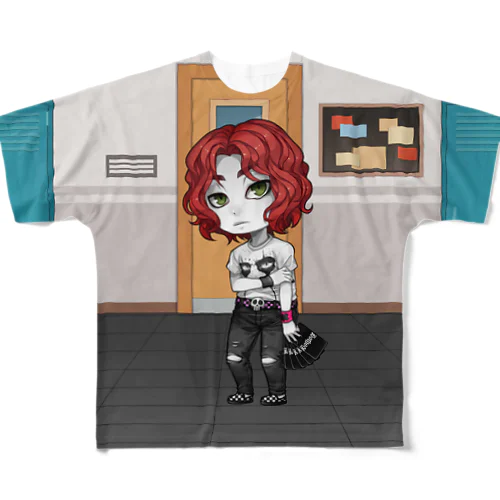 エモアンドロ(プレミアム) / Emo Andro (Premium) All-Over Print T-Shirt