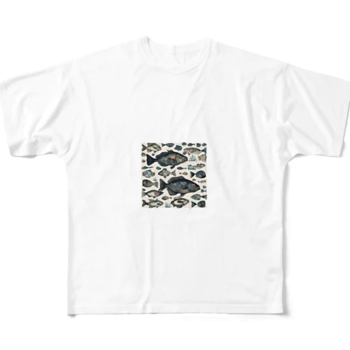 魚グッズ All-Over Print T-Shirt