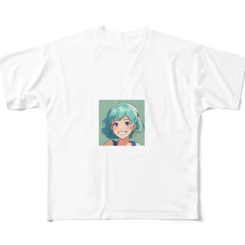 ほほえみ フルグラフィックTシャツ