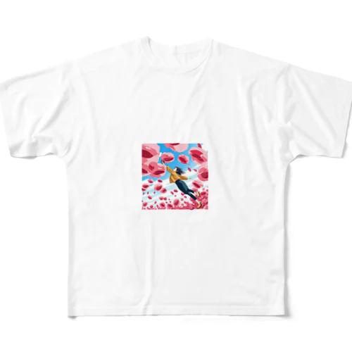 ひらりん All-Over Print T-Shirt