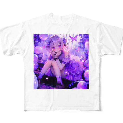 ゴシック少女 All-Over Print T-Shirt