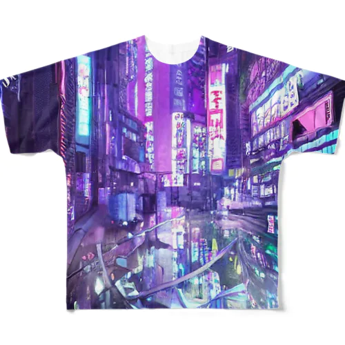 夢での都市 All-Over Print T-Shirt