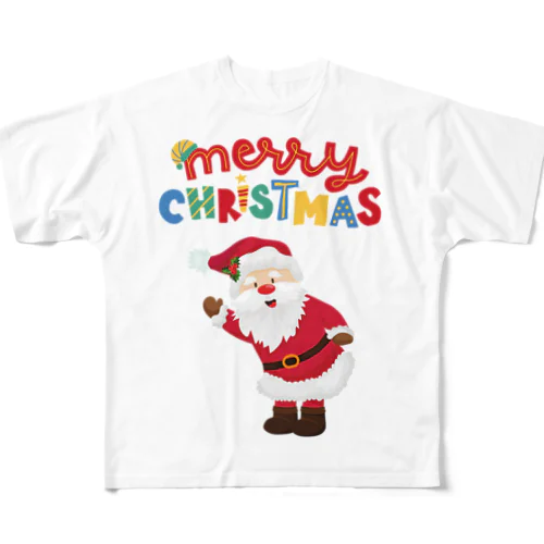 クリスマスTシャツ(サンタver.) All-Over Print T-Shirt