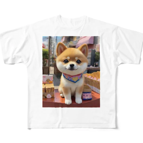 manekiinu  フルグラフィックTシャツ