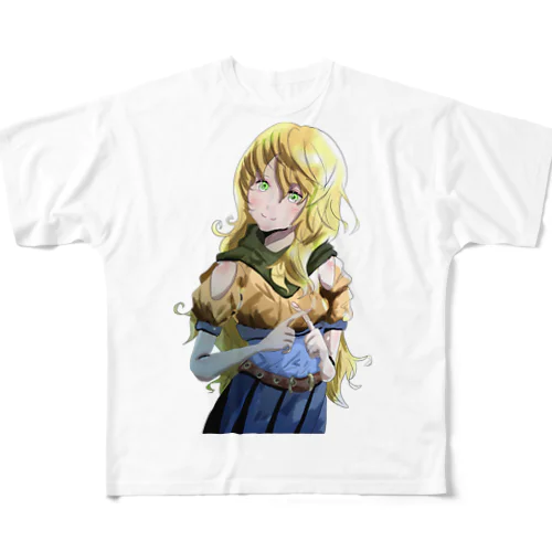 少女X. フルグラフィックTシャツ