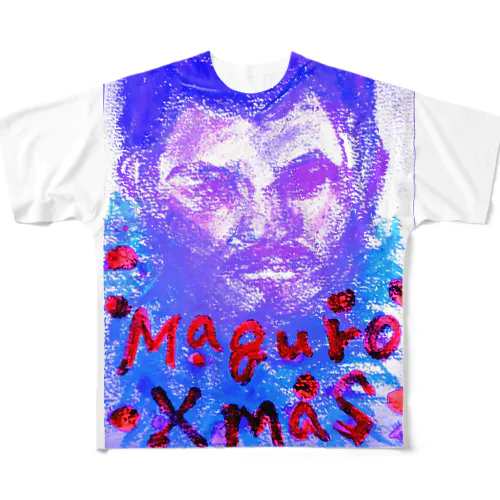 maguro Merry Christmas All-Over Print T-Shirt