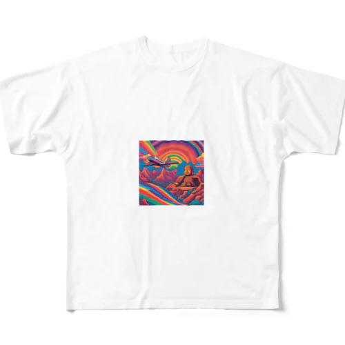 Psychedelic history mix 3 フルグラフィックTシャツ