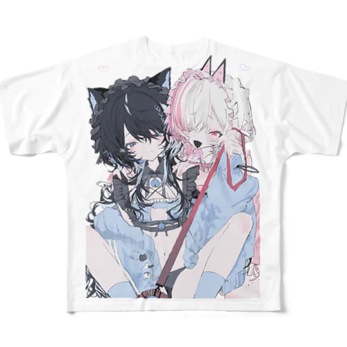 なのにゃおフルグラTシャツ All-Over Print T-Shirt