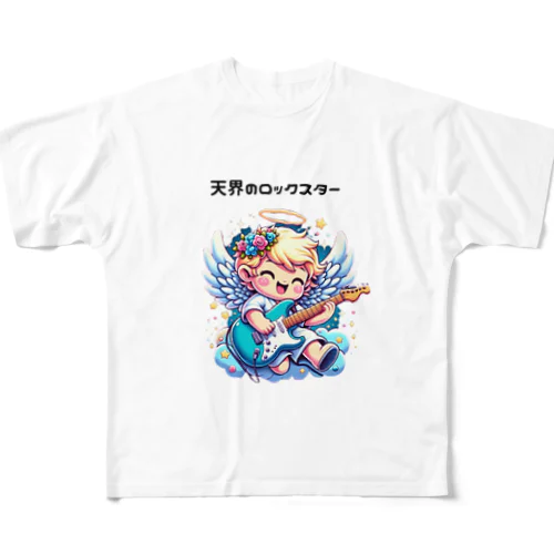 エンジェル・ロックフェス フルグラフィックTシャツ