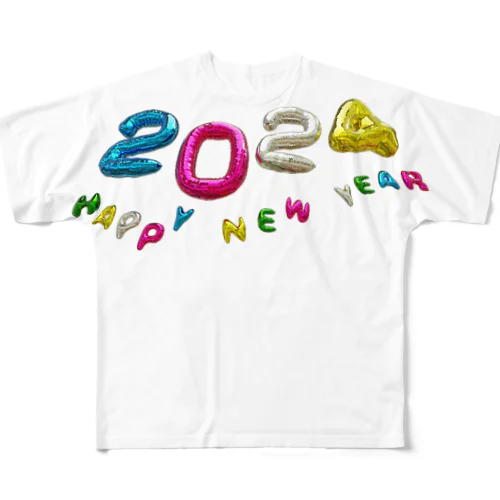 2024 HAPPY NEW YEAR All-Over Print T-Shirt