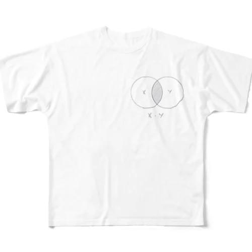 ベン図  All-Over Print T-Shirt