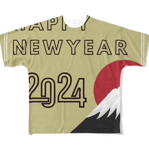 2024年新年デザイン All-Over Print T-Shirt