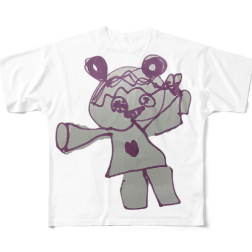 5歳児の描いたアイドル All-Over Print T-Shirt