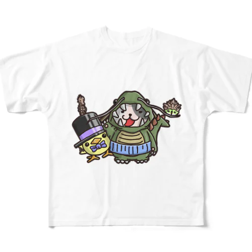 ぼなねだにゃん男爵2024 All-Over Print T-Shirt