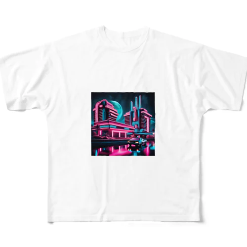 夜のドライブ All-Over Print T-Shirt