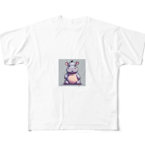 かわいいカバのグッズ All-Over Print T-Shirt