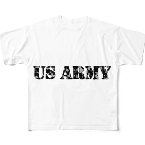 US ARMY フルグラフィックTシャツ