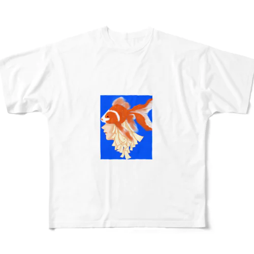 金魚 フルグラフィックTシャツ