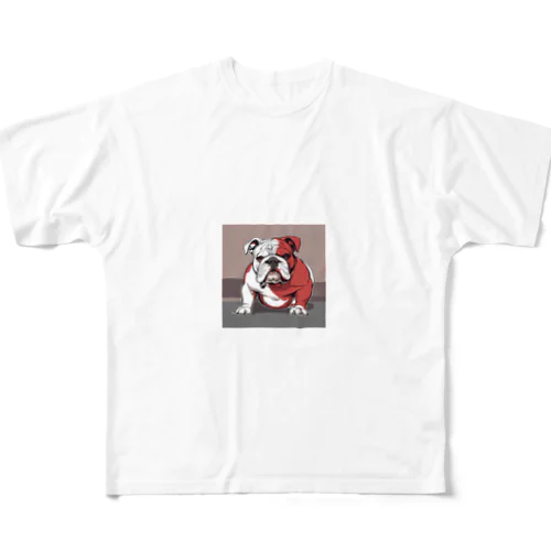 RED& Burudoggu フルグラフィックTシャツ