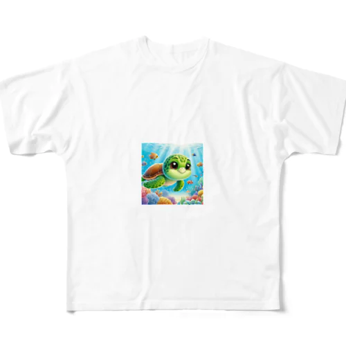 AIカメ フルグラフィックTシャツ