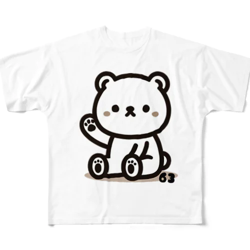 ROMIKUMA フルグラフィックTシャツ