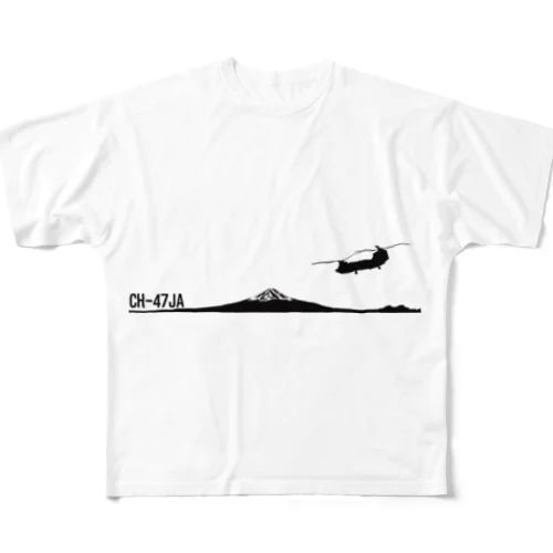 CH-47JA フルグラフィックTシャツ