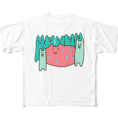 カコマレーズ フルグラフィックTシャツ