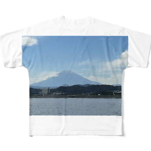 富士山　 All-Over Print T-Shirt