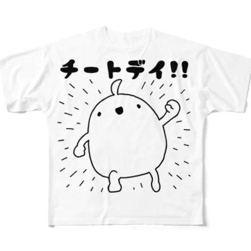 チートデイ!! フルグラフィックTシャツ