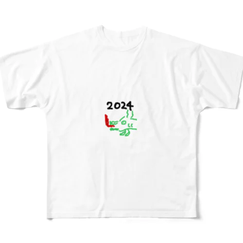 辰年アイテム作りました!パート2 All-Over Print T-Shirt