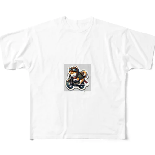 柴ライダーロードshiba34 All-Over Print T-Shirt