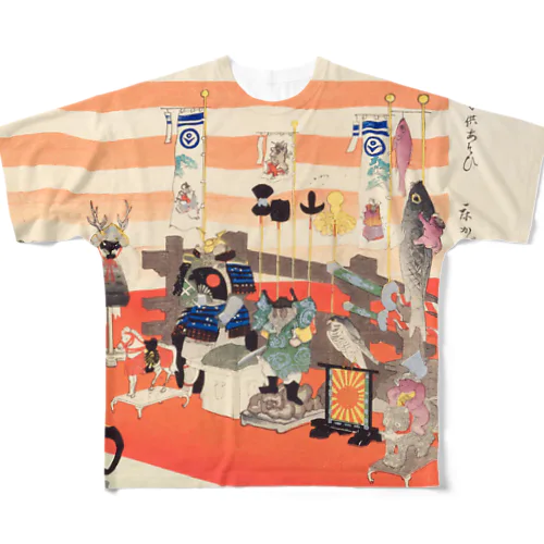 子供あそび　床かざり/ Children's play floor decoration  All-Over Print T-Shirt