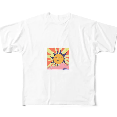 ほのぼの太陽君 フルグラフィックTシャツ