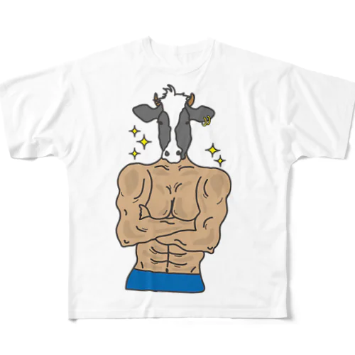 body beef フルグラフィックTシャツ