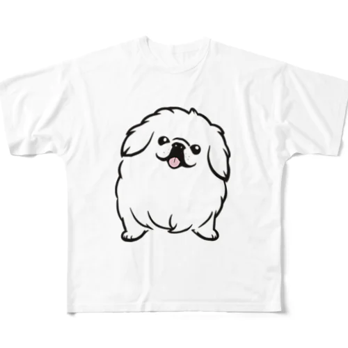 ペキニーズちゃん フルグラフィックTシャツ