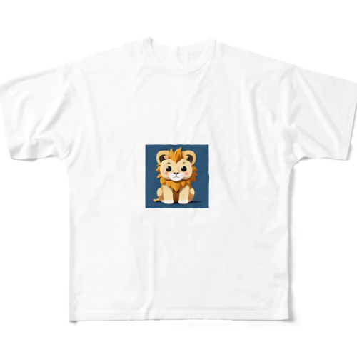 らいおん フルグラフィックTシャツ