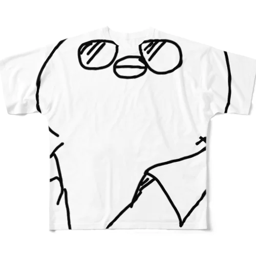 日代子 All-Over Print T-Shirt