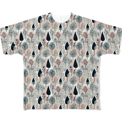 北欧柄アイテム All-Over Print T-Shirt