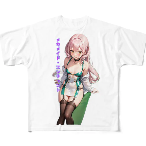 メカメイド2号 All-Over Print T-Shirt