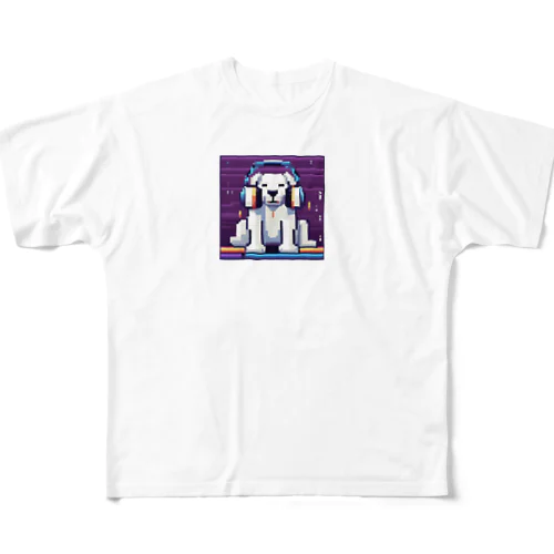 DJわんこ All-Over Print T-Shirt