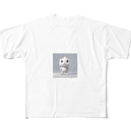 ブサカワ二頭身アニマル2 フルグラフィックTシャツ