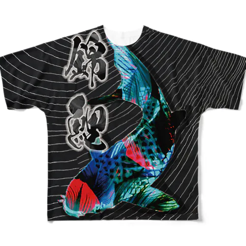 錦鯉□７ All-Over Print T-Shirt