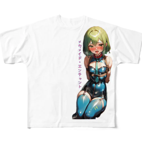 メカメイド8号 All-Over Print T-Shirt
