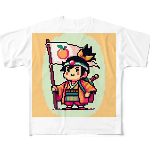 MOMOTARO8bit フルグラフィックTシャツ