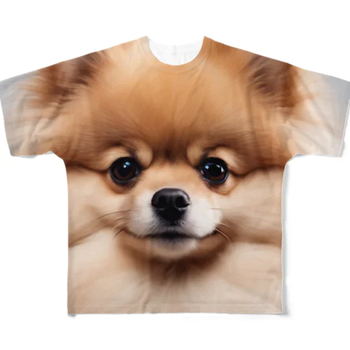 呼びリンポメちゃん All-Over Print T-Shirt