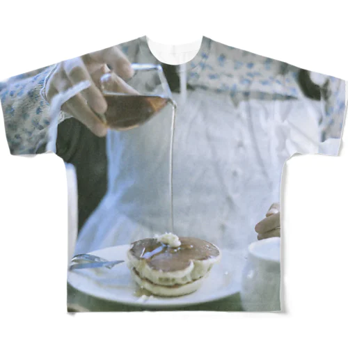 ホットケーキにメイプルを フルグラフィックTシャツ