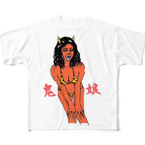 鬼娘2024ver. All-Over Print T-Shirt