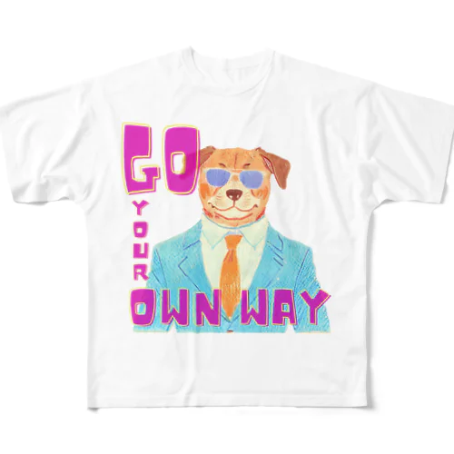 Go your own way All-Over Print T-Shirt