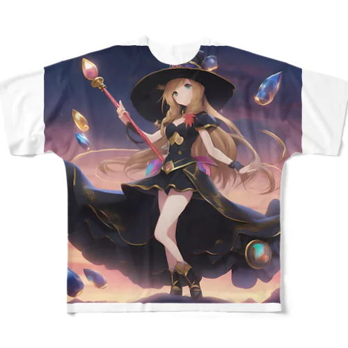 マジカル魔女っ子 All-Over Print T-Shirt