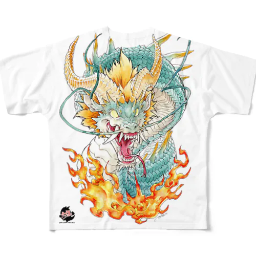 火炎龍 フルグラフィックTシャツ